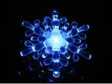 LS-0139 LED Color Changed Snowflake Suction Cup Light Christmas Gift